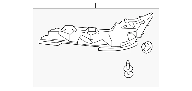 Genuine Ford Trim Support JL3Z-17C947-H