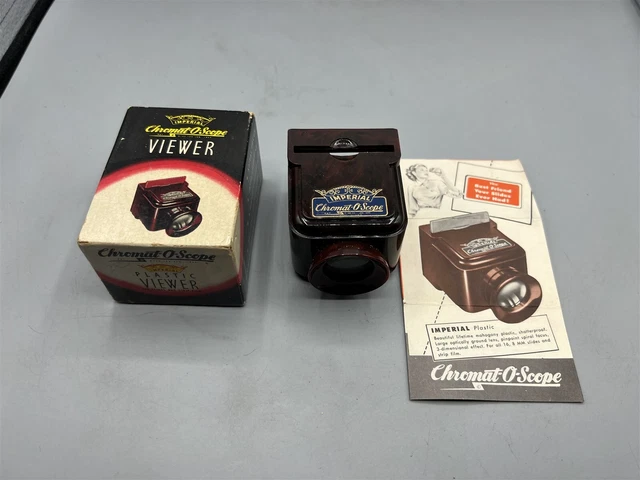 Vintage Imperial Chromat-O-Scope Viewer Complete In Box