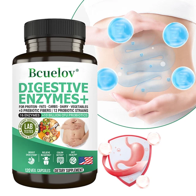 DIGESTIVE ENZYMES BOOST Digestion,Colon Detox,Gut Health,Relieve