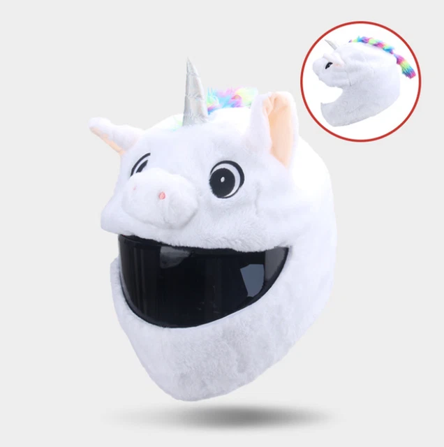 Housse de casque de moto fun licorne couvre casque