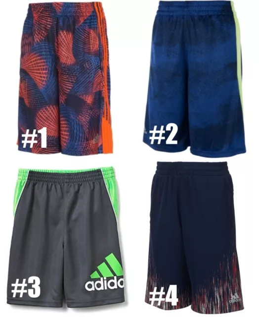 New Adidas Boys Athletic Shorts Choose Size and Color