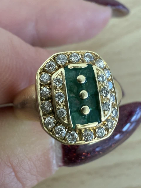 Bague Or 18 Carats Avec Rubis Ovale - Poids 4,03 G, Tailles T51/T52, Occasion