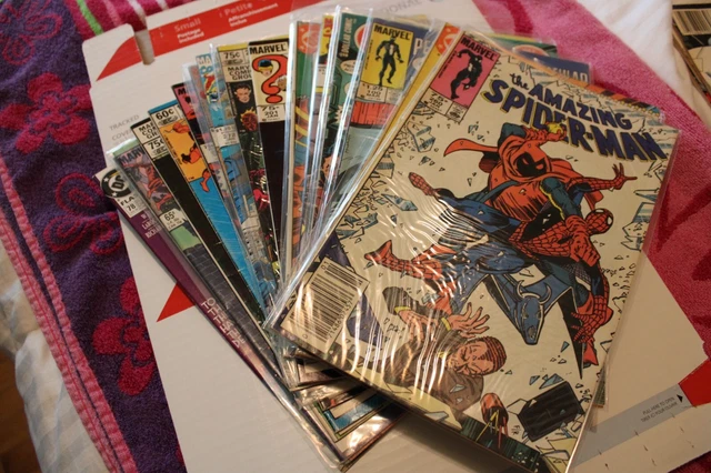17 LOT Comics DC Marvel 1980s Superman Daredevil Green Lantern Spider-man Bronze
