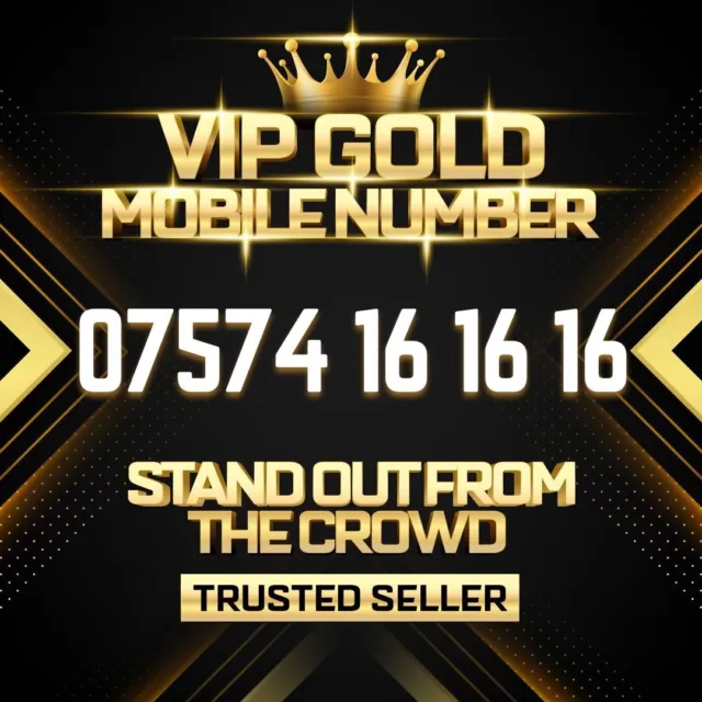 07574 16 16 16 scheda SIM numero di telefono VIP esclusivo oro platino business facile