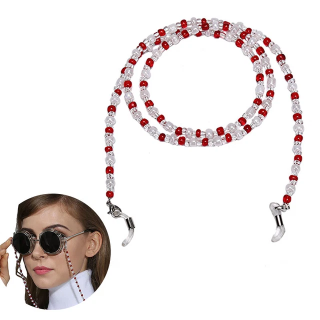 Anteojos con cuentas Cord Gafas de lectura Gafas Gafas Espectáculos Cadena Porta la moda y