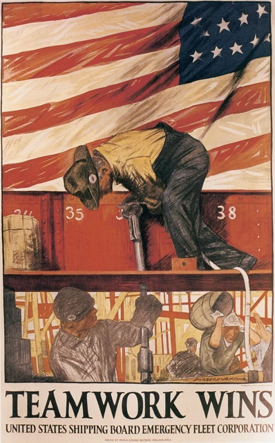 WWI 'Buy War Bonds' Vintage Style World War I Poster 48x36 inch