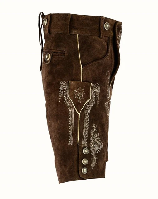 Oktoberfest Beerfest pantaloni in pelle pantaloncini in pelle sintetica sospensioni abbinate 2