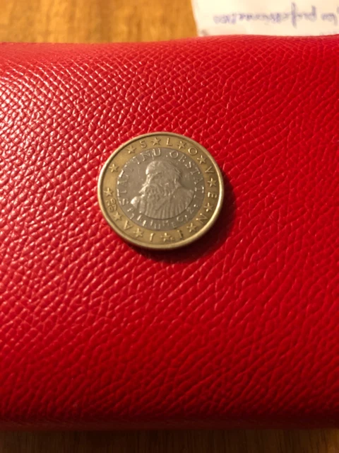 Pièce De 1 Euro Slovénie 2007 - Portrait De Primož Trubar, Bi-métal