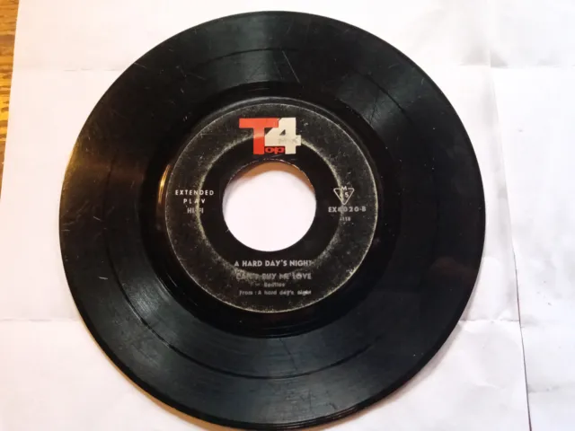 Rare EP 4 tracks THE BEATLES any time hard day's night Orig 1964 IRAN PRESS