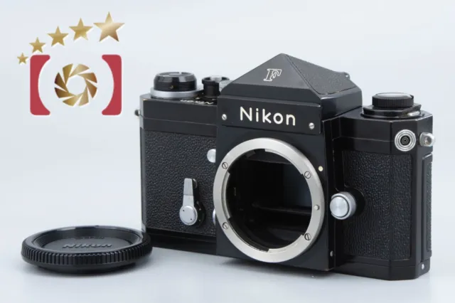 Nikon F Eye Level Black Mid Model 35mm SLR Film Camera Body