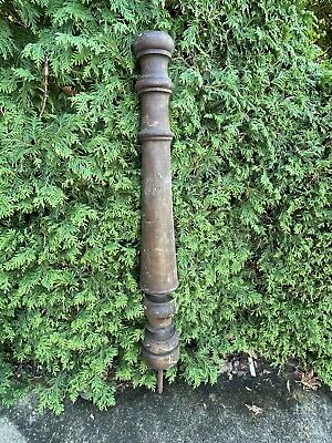 LARGE ANTIQUE VICTORIAN Wood Baluster COLUMN NEWEL POST Architecture Salvage