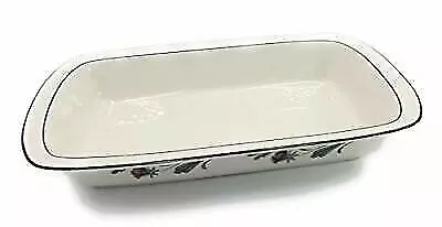 Lenox Poppies on Blue Baker Lasagna Casserole