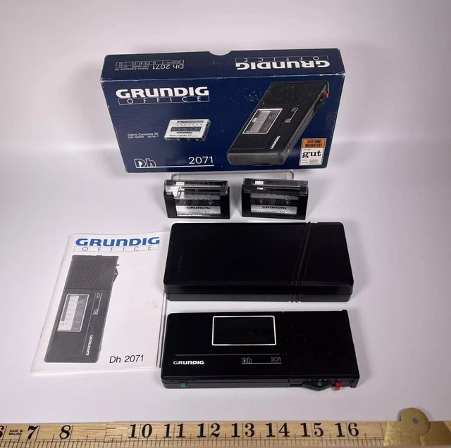 Magnétophone Grundig DH 2210 Mini Cassette – Pour Pièces Ou Réparation