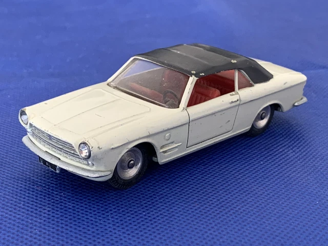 Solido Fiat 2300 S Cabriolet Ghia – Jouet vintage métal – Portières ouvrantes - Jeux & Jouets