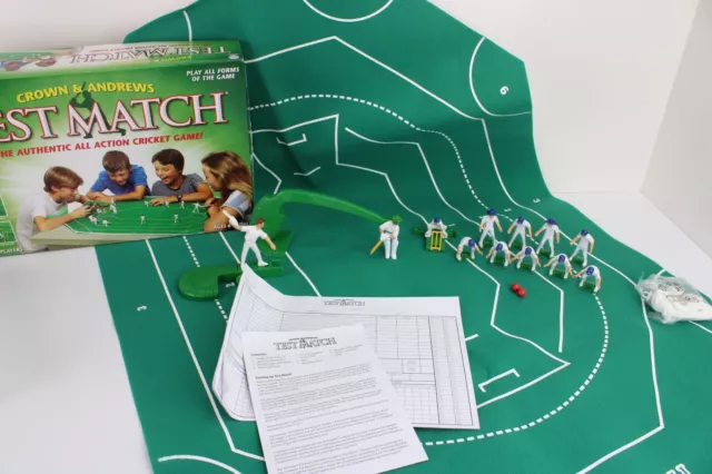 Crown & Andrews TEST MATCH Cricket Table Top Game - White Uniforms