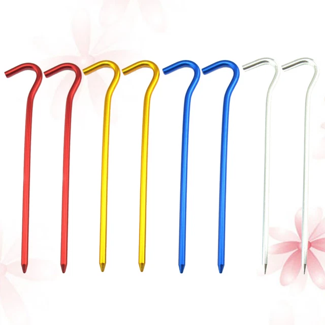 Pali Da Tenda In Lega Titanio 20cm - 6 Pezzi Ultra Leggeri | Per Terreni Duri E Campeggio - Foto 6