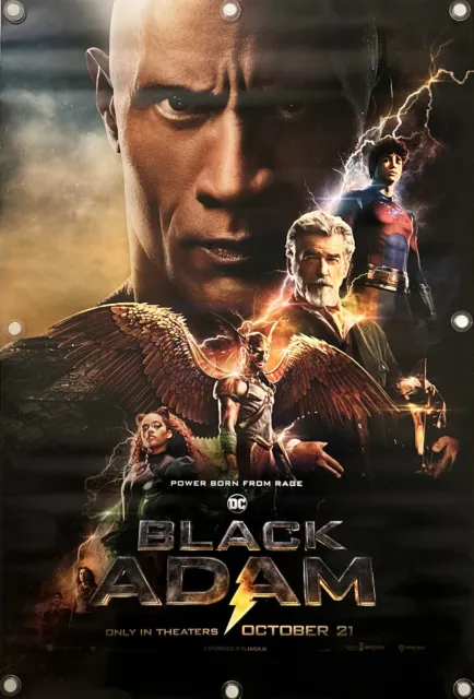 BLACK ADAM Original One Sheet Movie Poster - 2022
