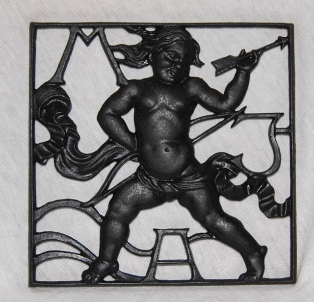 Plakette, Lauchhammer, Monat Mai,  Monatsbild, Kunstguss