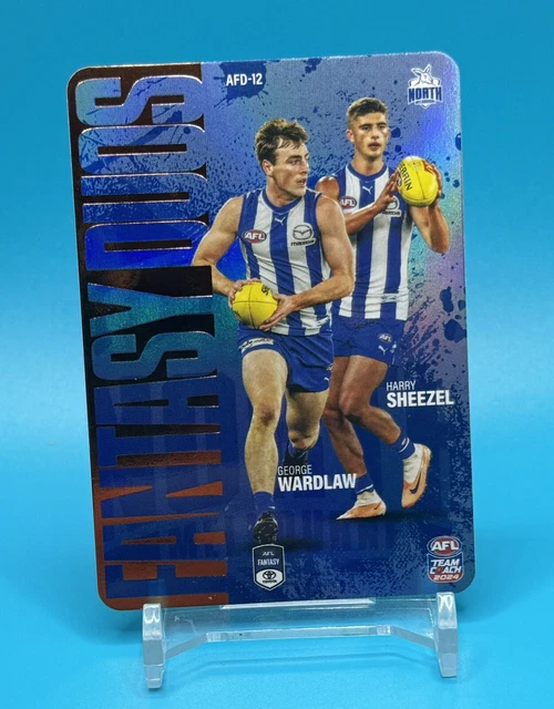 2024 AFL TEAMCOACH Fantasy Duos North Melbourne Sheezel/ Wardlaw AFD12