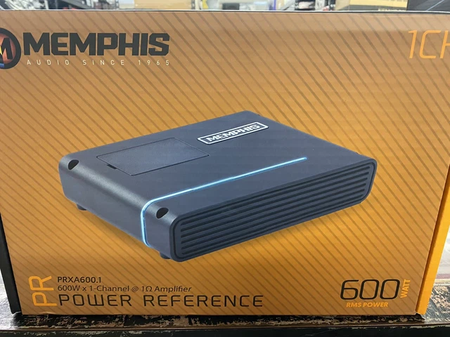 Memphis Audio PRXA600.1 600 Watts Mono Subwoofer Amp 1 OHM STABLE BASS KNOB