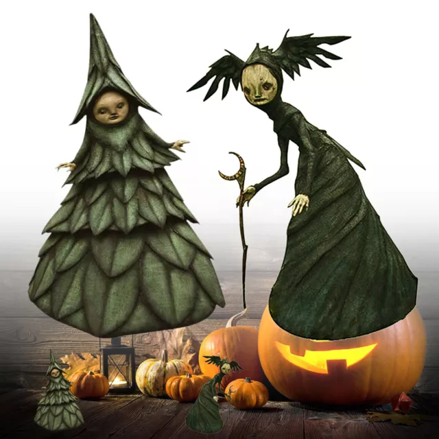 Creepy Halloween Decorations Witches Ghost Tree Man Party Horror Props Statue