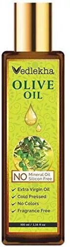 Vedlekha Natural & Organic Olive Oil Extra Virgin For Hair, Skin and Face 100ml