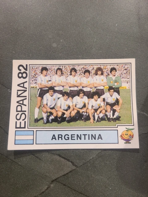 Autocollant Argentine Panini Espana 82 - N°164 Coupe Du Monde 1982 - Original