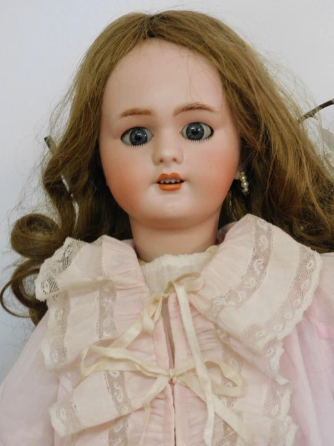 poupée Jumeau, tête biscuit, marquée DEP, tampon "Tête Jumeau" taille 8 - 48 cm