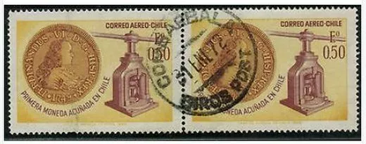 Chile Postmark cancel COMBARBALA 31 enero 1972 (B370)