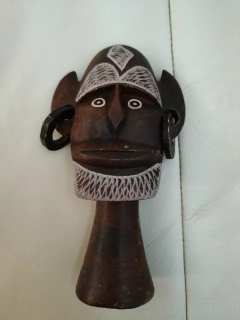 Kopf Afrikanische IN Stein, Kunst Tribal