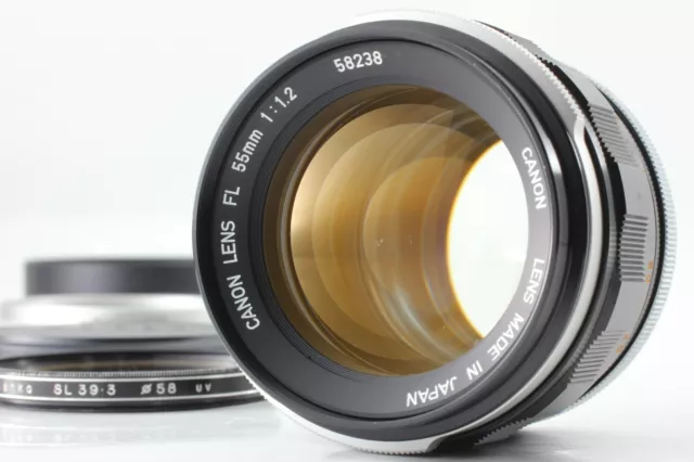 [ NEARMINT w/ Hood ] Canon FL 55mm f/1.2 MF Prime Lens FL FD Mount From JAPAN
