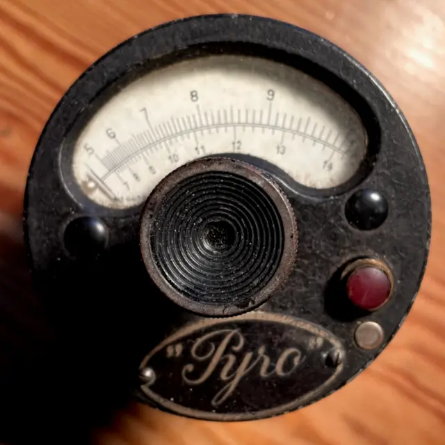Pyro No.6618 Strahlungs-Pyrometer Max Schnurpfeil Apparatebau ? Baujahr 1928 ?