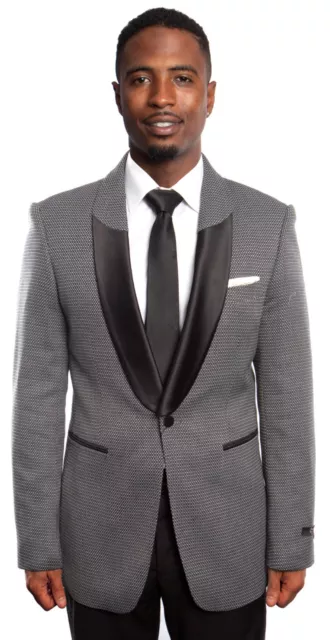 Veste col chale homme sale