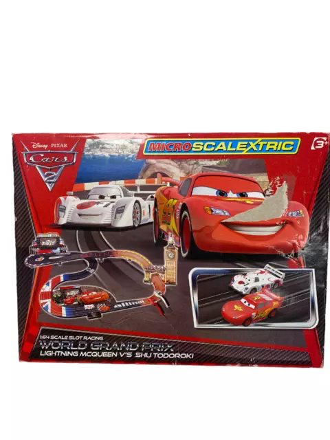MICRO SCALEXTRIC DISNEY Pixar Cars 2 1:64 Scale World Grand Prix