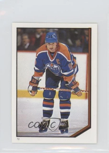 1986-87 O-Pee-Chee Album Stickers Wayne Gretzky #72 HOF