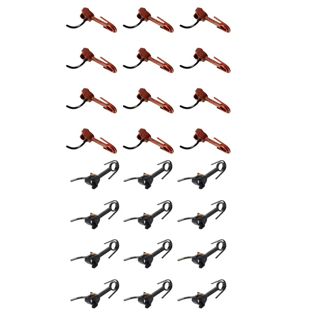Lot De 12 Crochets D'attelage Pour Train Miniature échelle HO - Longueur 2 Cm - Neuf Sans Marque
