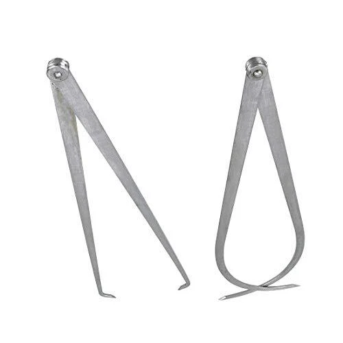 300mm/12 inch Long Firm Joint Metal Measurement Inside Outside Caliper 2 Pcs