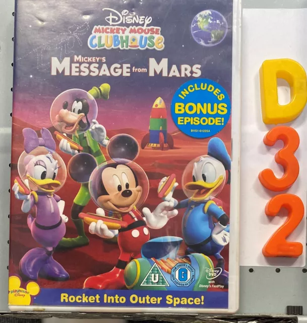 Mickey Mouse Clubhouse Mickeys Message From Mars Dvd 253 Picclick