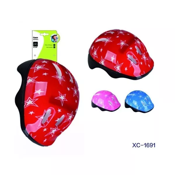 Casco Da Bambino Per Bici Bicicletta Con Chiusura Regolabile Vari Colori Xc-1691