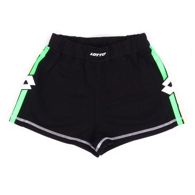 Shorts LOTTO kids Bambina Nero Garzato Bande