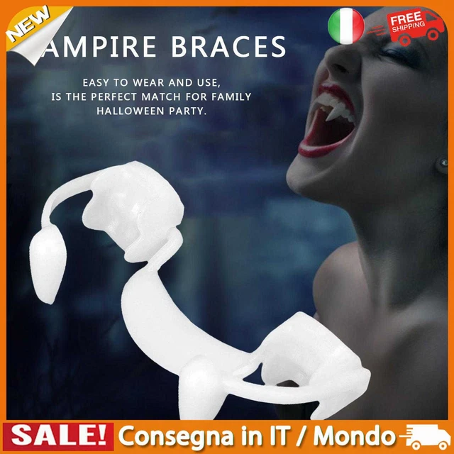 IT Retractable Vampire Fangs Adult Plastic Teeth Kit Costume Accessory Party Fav