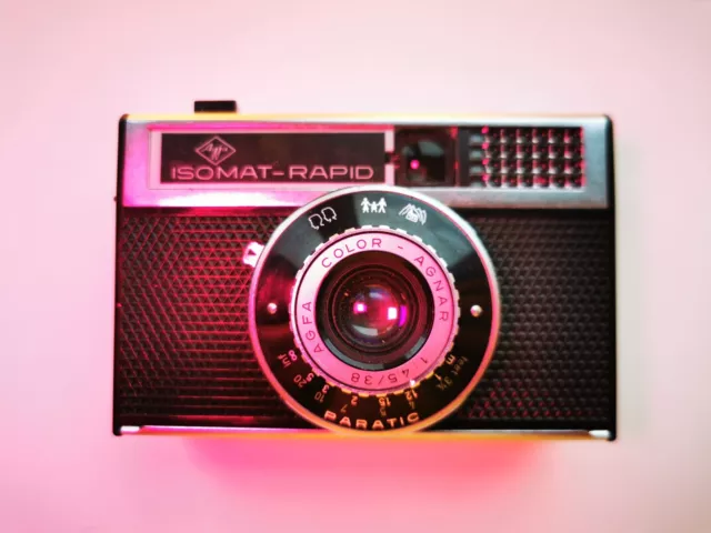 Agfa Isomat-Rapid Viewfinder Camera Camera paratic 4.5 38mm Point & Shoot