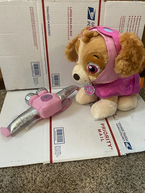 PAW PATROL SKYE Build a Bear Plush Stuffed Animal 12" BAB With Outfit