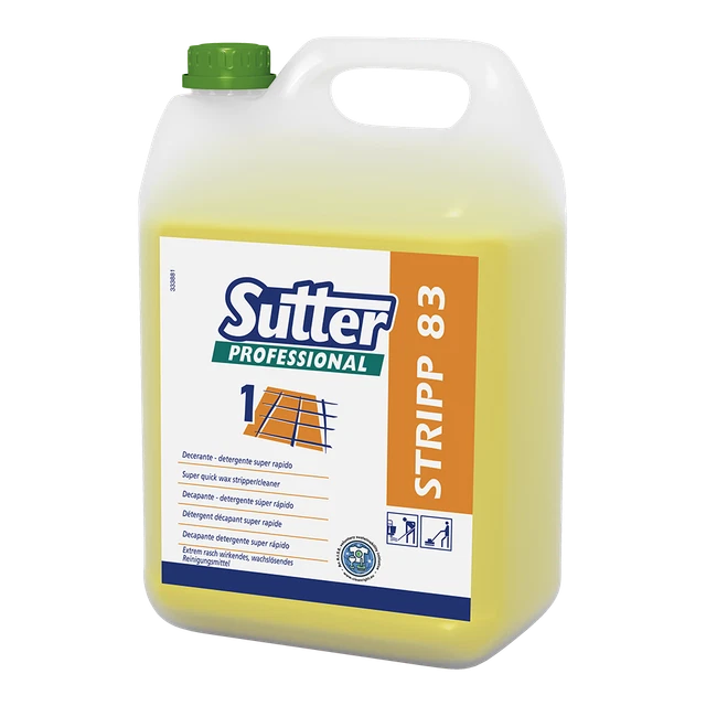Stripp 83 Detergent Stripper Super Quick 5 KG Sutter Professional