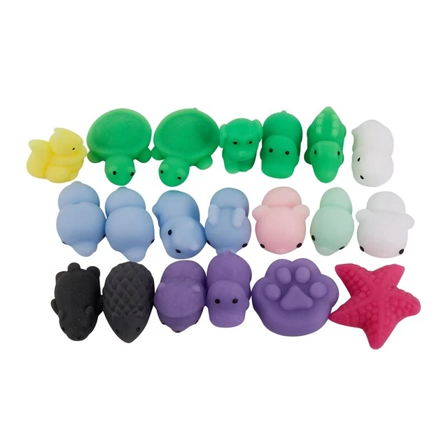 20 Stuecke  Squeeze Spielzeug Squishy Korken Teich Weich Druck Ablassen Spi3679