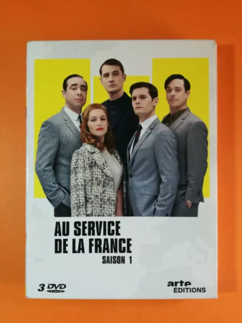 AU SERVICE DE LA FRANCE L'intégrale de la Saison 1 en 3 DVD TTBE - Yooplay A3