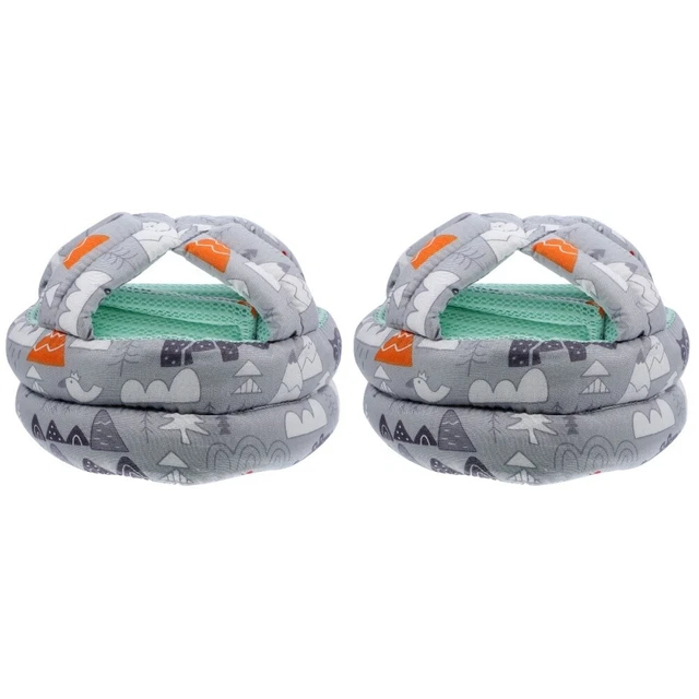 2x bezaubernd praktisch  Kopfschutz Babymütze Baby-Krabbelhelm Pro Krabbeln