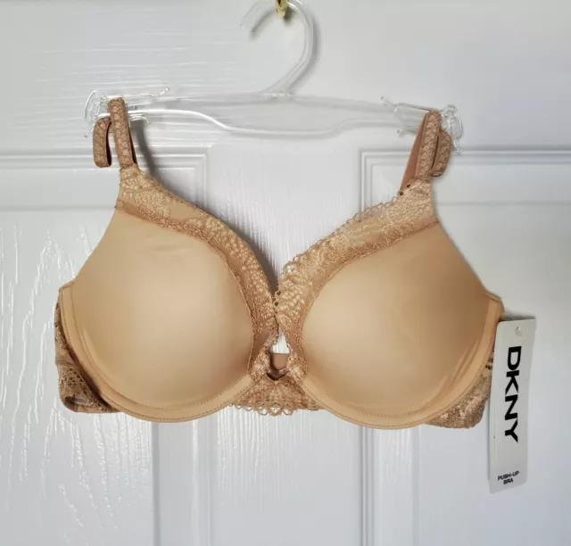 DKNY Seductive Lights Push-Up Bra Style 458176 Beige Size 32D NWT