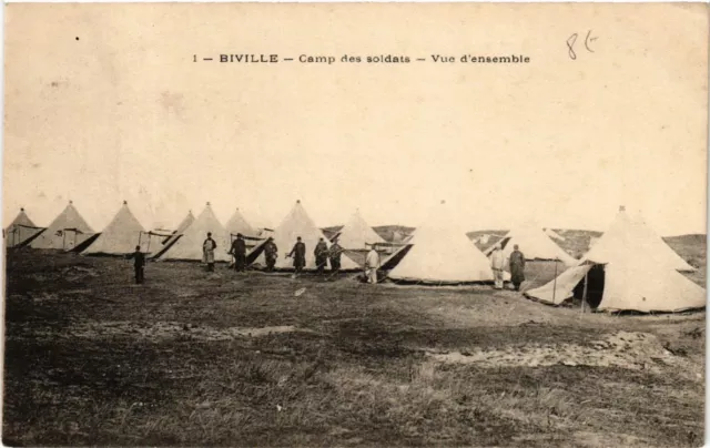 CPA AK BIVILLE - Camp des Soldats - Vue d'ensemble (632941)