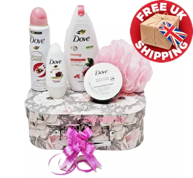 Ladies Dove Go Fresh Pamper Gift Set Valentines Hamper Birthday Wife Girlfriend